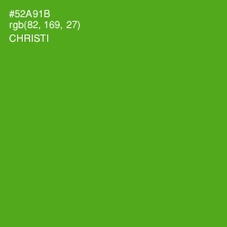 #52A91B - Christi Color Image