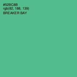 #52BC8B - Breaker Bay Color Image