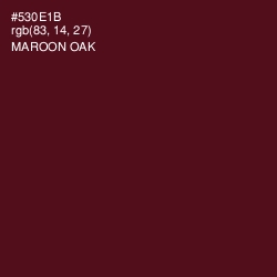 #530E1B - Maroon Oak Color Image