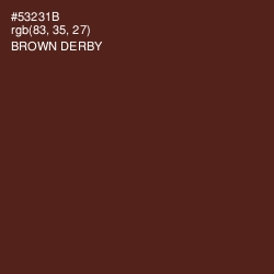 #53231B - Brown Derby Color Image