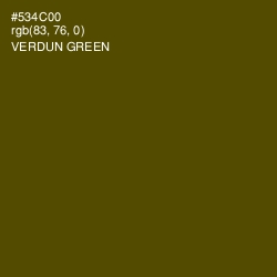 #534C00 - Verdun Green Color Image