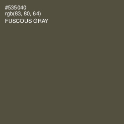 #535040 - Fuscous Gray Color Image