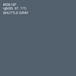 #53616F - Shuttle Gray Color Image