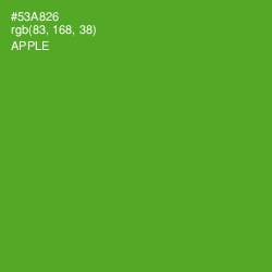 #53A826 - Apple Color Image