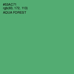 #53AC71 - Aqua Forest Color Image