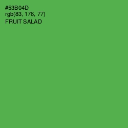 #53B04D - Fruit Salad Color Image