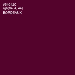 #54042C - Bordeaux Color Image