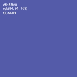 #545BA9 - Scampi Color Image