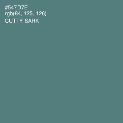 #547D7E - Cutty Sark Color Image