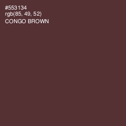 #553134 - Congo Brown Color Image