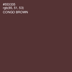 #553335 - Congo Brown Color Image