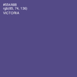 #554A88 - Victoria Color Image