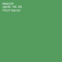 #559C5F - Fruit Salad Color Image