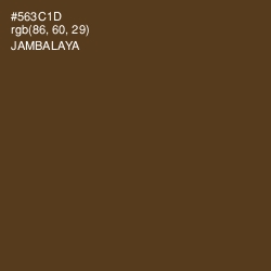 #563C1D - Jambalaya Color Image