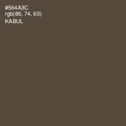#564A3C - Kabul Color Image