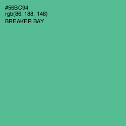 #56BC94 - Breaker Bay Color Image