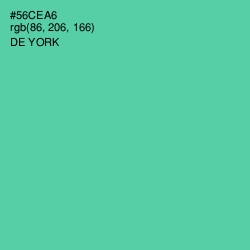 #56CEA6 - De York Color Image