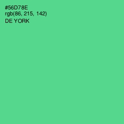#56D78E - De York Color Image