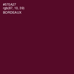 #570A27 - Bordeaux Color Image