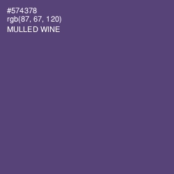 #574378 - Mulled Wine Color Image