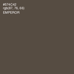 #574C42 - Emperor Color Image