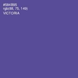 #584B95 - Victoria Color Image