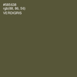 #585638 - Verdigris Color Image