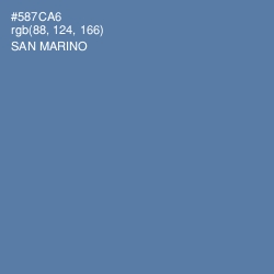 #587CA6 - San Marino Color Image