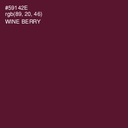 #59142E - Wine Berry Color Image