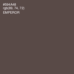 #594A48 - Emperor Color Image
