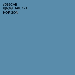#598CAB - Horizon Color Image