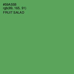 #59A55B - Fruit Salad Color Image