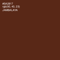 #5A2817 - Jambalaya Color Image