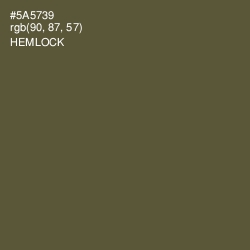 #5A5739 - Hemlock Color Image