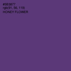 #5B3877 - Honey Flower Color Image