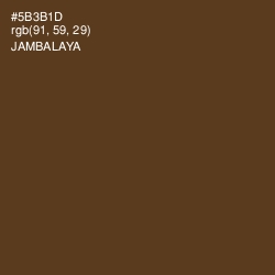 #5B3B1D - Jambalaya Color Image