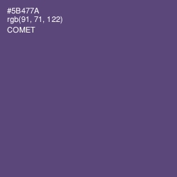 #5B477A - Comet Color Image