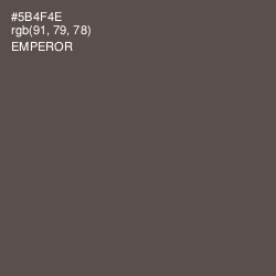#5B4F4E - Emperor Color Image