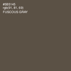#5B5145 - Fuscous Gray Color Image