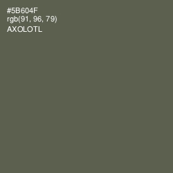 #5B604F - Axolotl Color Image