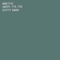 #5B7773 - Cutty Sark Color Image