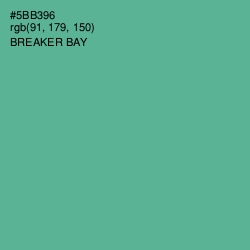 #5BB396 - Breaker Bay Color Image