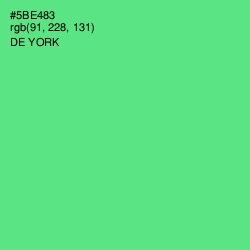 #5BE483 - De York Color Image