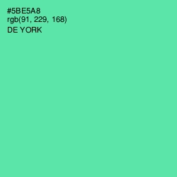 #5BE5A8 - De York Color Image