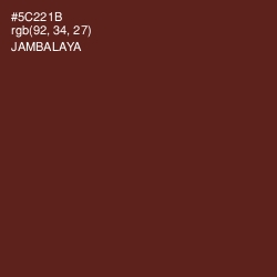 #5C221B - Jambalaya Color Image