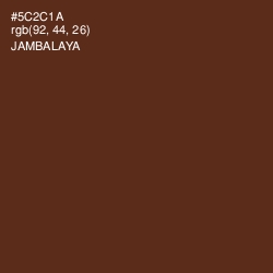 #5C2C1A - Jambalaya Color Image