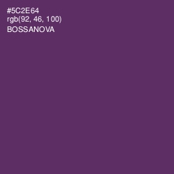 #5C2E64 - Bossanova Color Image