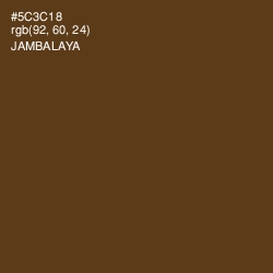 #5C3C18 - Jambalaya Color Image