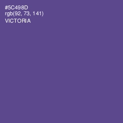 #5C498D - Victoria Color Image