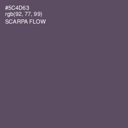 #5C4D63 - Scarpa Flow Color Image